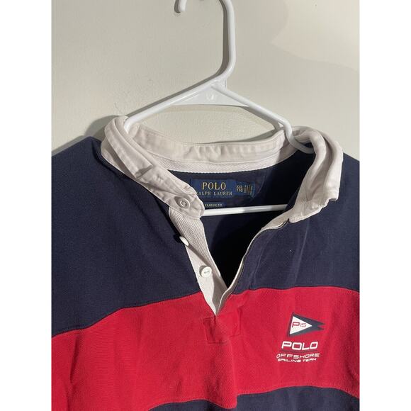 Polo Ralph Lauren Offshore Sailing Team Polo Shirt Men's XXL Color Block Rugby - Picture 3 of 10